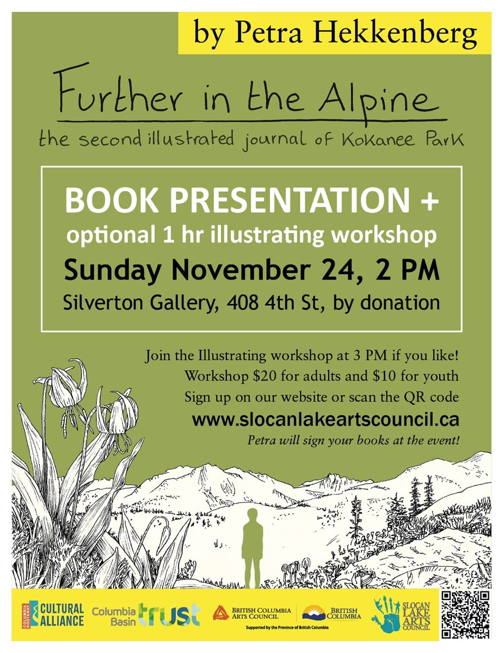 Book Launch and (optional) Illustrating Workshop