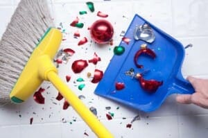 Broken Christmas Ornaments